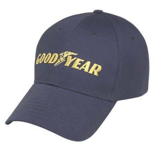 Goodyear Logo Hat Navy New Good Year Cap