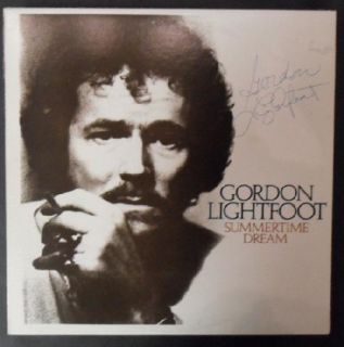 Gordon Lightfoot Signed x5 LP Autograph COA Summertime Dream Original