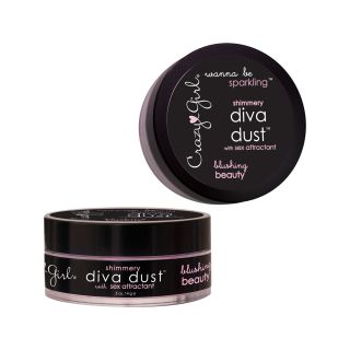 Crazy Girl Diva Dust Shimmery Powder with Pheromones Gold Silver or