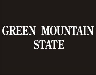 Green Mountain State Funny Tshirt Vermont Nickname Tee