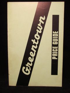 1969 First Edition Greentown Price Guide by Ralph and Louise Boyd