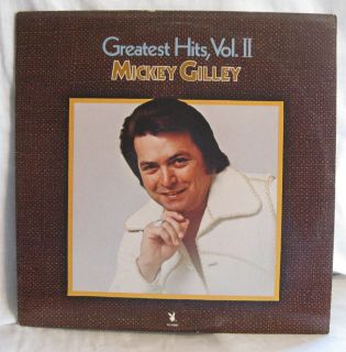Mickey Gilley LP Gilleys Greatest Hits Volume II 1977 Free SHIP Near