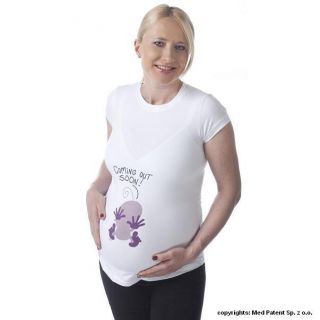 Nixie Maternity Funny T Shirt Groves with Your Belly
