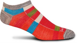 New Goodhew Womens Lifestyle Designs Modern Color Block Grey Socks