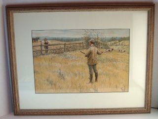 1903 A.B. Frost Ordered Off Litho Hunting Print Charles Scribners