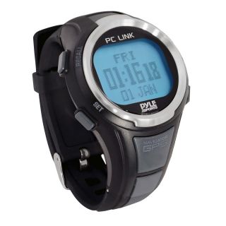  GPS Compass Navigation Watch w Heart Rate Monitor Speedometer