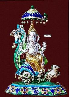 Newly listed silver handicraft gift item god ganesha decoration