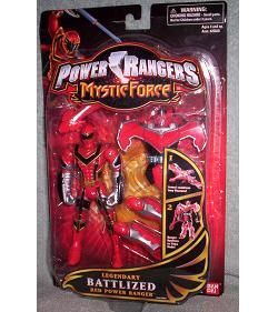 Power Rangers Mystic Force Red Battlized Ranger New
