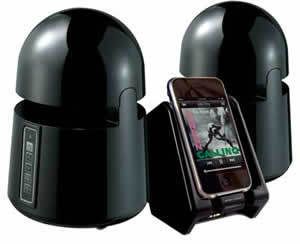 Grace Digital GDI AQBLT300B Indoor Outdoor Wireless Speakers w Audio