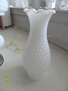 Fenton Milk Glass Hobnail Lamp Shade