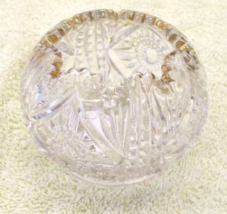 1800s Pattern Glass Rose Bowl