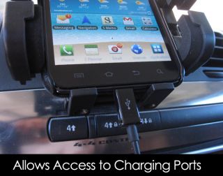  Car Holder for Samsung Galaxy Note 2 Rotates 360° for GPS Maps