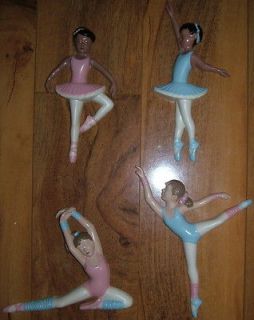  Ballerina Gymnastic Wall PLAQUE Childrens Room Nursery RESIN Art