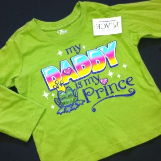 New My Daddy Is My Prince Baby Girls Shirt 3T 4T Fathers Day Gift