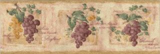 Grapes on Grapevine Wallpaper Border 95892