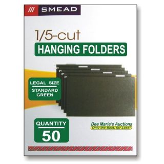 Hanging File Folders Green Legal Size 50ct Smead Trusted Seller Since