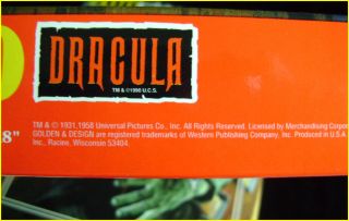 RARE Universal Monsters Dracula Frankenstein Wolfman Creature 4 Puzzle