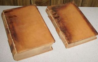 Newly listed RARE 1856 ANTIQUE LEATHER Law Book LOT of 2 Vol ORIGINAL