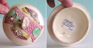RARE Staffordshire Creamware Wm Greatbatch Teapot Prodigal Son C1775