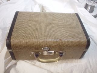 Tweed train case Custom Harp Cases insert Vintage Harmonica Case