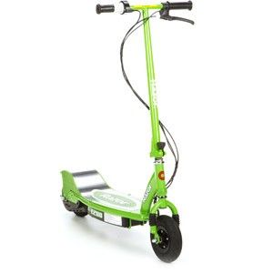  power and style on the green razor e200 electric scooter featuring