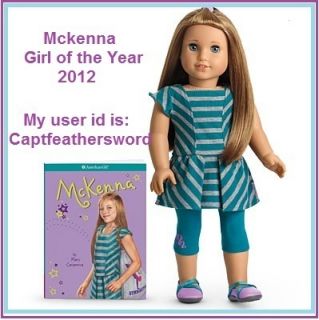 American Girl Doll McKenna and Paperback Book NIB