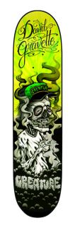 Creature Gravette Hippie Skull 2 Powerply Deck 31 7 x 8 26