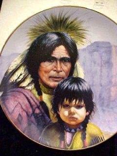 1987 Gregory Perillo The Cheyenne Nation Plate M I B