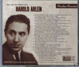 Readers Digest Harold Arlen Timeless Favorites Mint CD