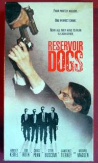 Reservoir Dogs VHS Harvey Keitel Quentin Tarantino 012236899334