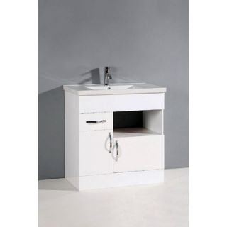 Legion Furniture 31.5 Single Bathroom Vanity Set in White