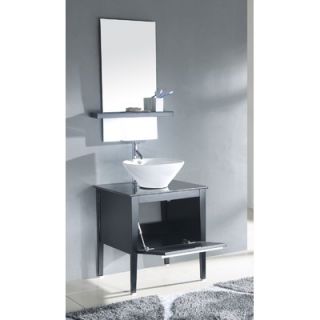 Legion Furniture 26 Single Bathroom Vanity Set in Espresso