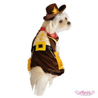 Anit Accessories Cowboy Dog Costume