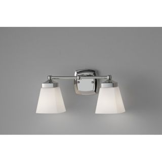 Feiss American Foursquare Vanity Light in Polished Nickel