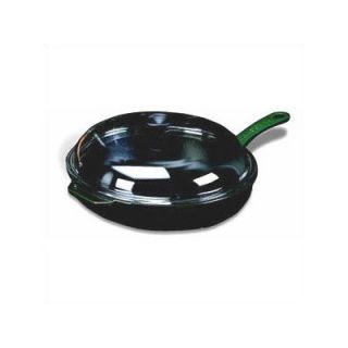 Paderno World Cuisine Cast Iron 11 Non Stick Skillet with Lid