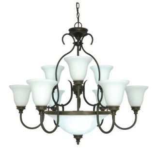 Nuvo Lighting Bistro 12 Light Chandelier