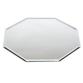 Buffet Enhancements 14 Octagonal Beveled Glass Centerpiece Mirror