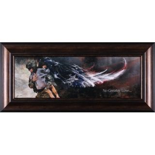  Effects No Greater Love Soldier with Child Art   20 x 44