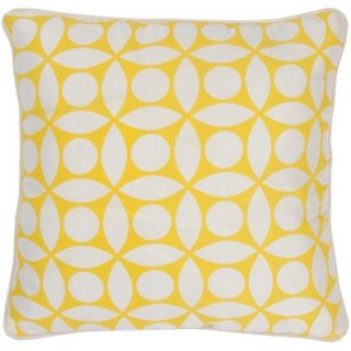 Rizzy Home T 3599 18 Decorative Pillow in Off White / Yellow   T
