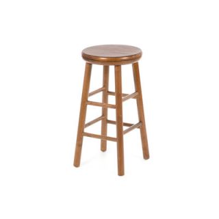 Winsome 24 Backless Swivel Counter Stool (Set of 2)