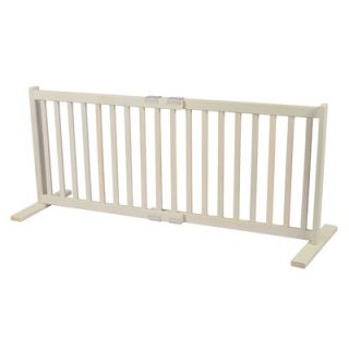 Dynamic Accents 20 All Wood Small Free Standing Pet Gate in Warm