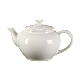 Le Creuset 22 Ounce Small Teapot with Infuser in White   PG0302 0816