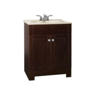 RSI Home Products Renditions 24.75 Bathroom Vanity with Solid Surface