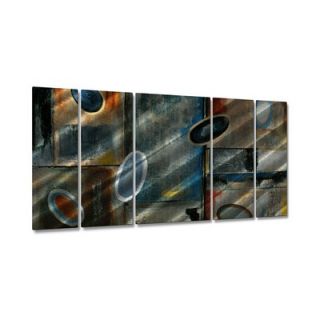  Subtle Ovals by Ruth Palmer, Abstract Wall Art   23.5 x 52