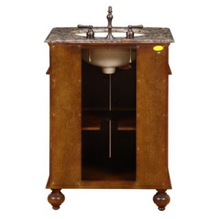  Molly 26 Single Sink Bathroom Vanity Cabinet   HYP 0132 BB UIC 26