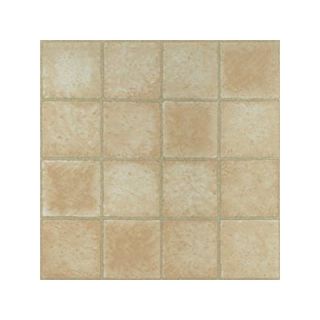 Home Dynamix Vinyl Crème Marble Cubism Floor Tile (Set of 45