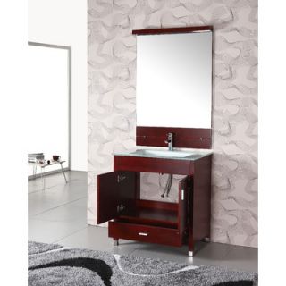 Legion Furniture 32 Single Bathroom Vanity Set in Cherry