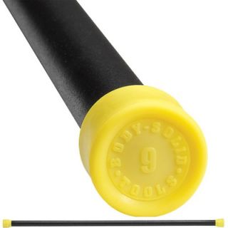 Body Solid Padded Weighted Bar in Yellow