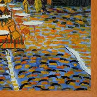  at Night Canvas Art by Vincent Van Gogh Modern   35 X 31