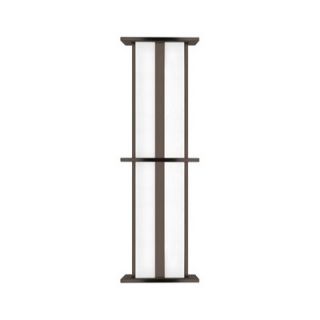 LBL Lighting Geoform Two Light Square Visor Outdoor Wall Sconce in